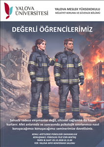 Afetlerde Psikolojik Dayanıklılık